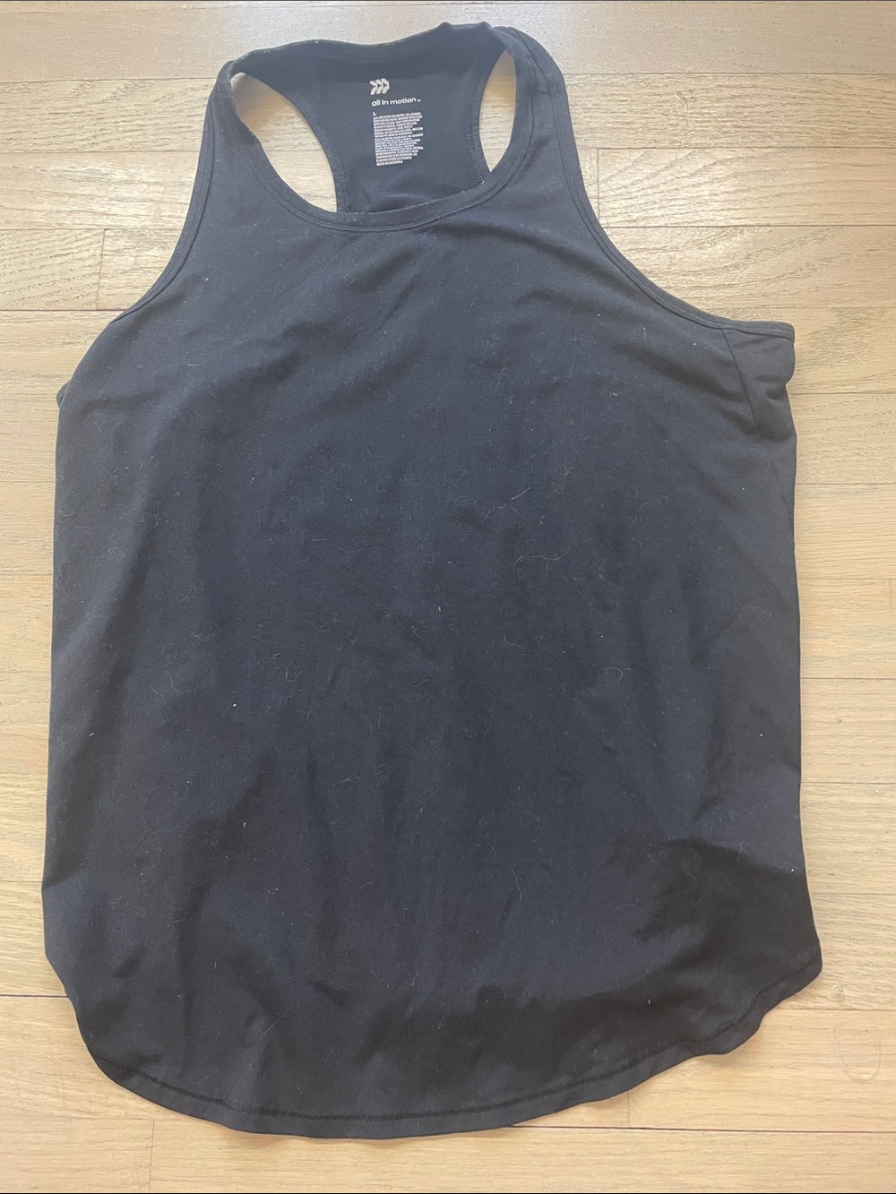 all in motion Black Men's Racerback Tank Top